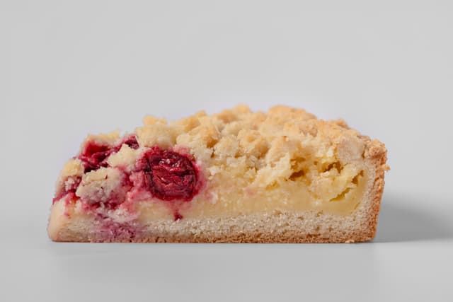 TARTA CRUMBLE DE CEREZA