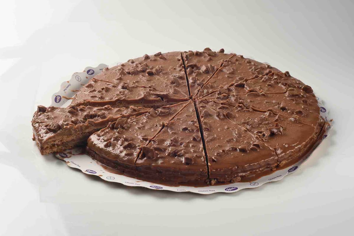 TARTA MILKA Y ALMENDRA