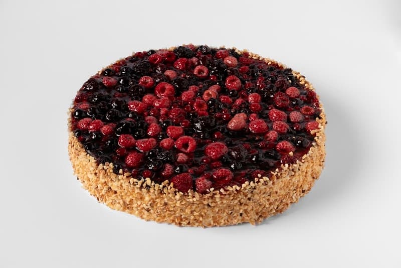 TARTA DE FRUTOS DEL BOSQUE CHOCOLATE Y VAINILLA